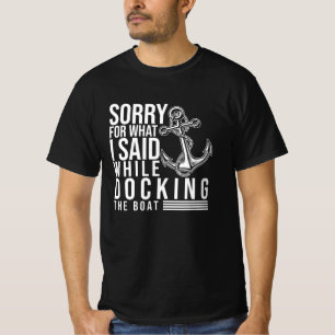 T-shirt Le capitaine Giat Boat Sailing Saying