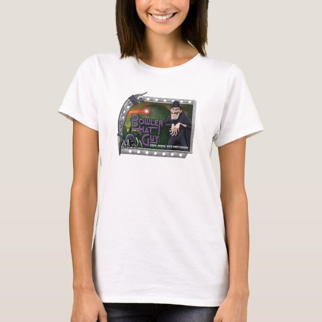 T-shirt Le Casquette Disney Bowler Dans Un Cadre D'Effract (Devant)