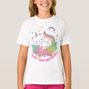 T-shirt Le Cat Unicorn Rainbow arrive à point nommé