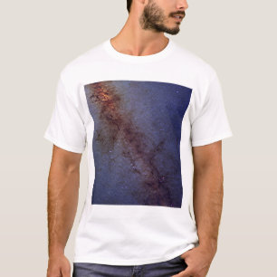T-shirt Le centre de notre galaxie de manière laiteuse
