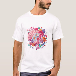T-shirt Le cerveau floral de la stigmatisation
