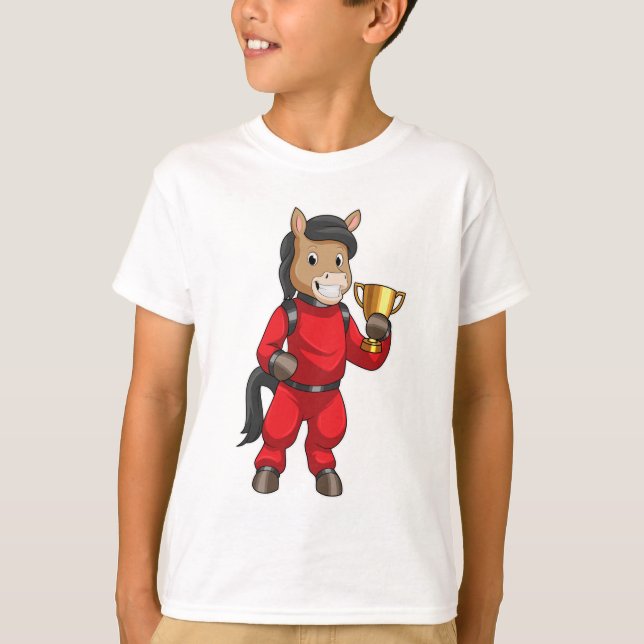 T-shirt Le champion de Horse (Devant)