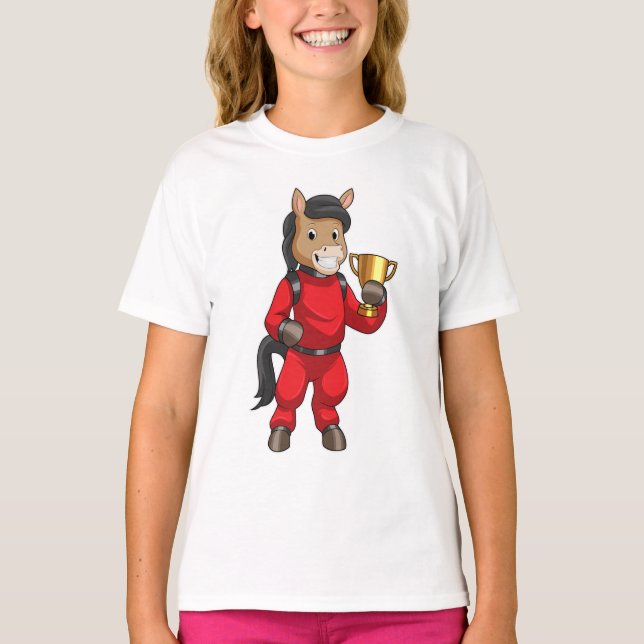 T-shirt Le champion de Horse (Devant)