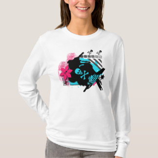T-shirt Le chandail des femmes de crânes