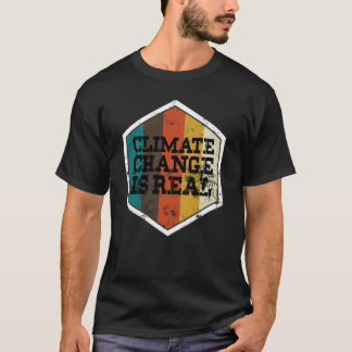 T-shirt le changement climatique est réel