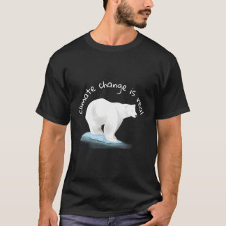 T-shirt Le changement climatique est un véritable Réchauff