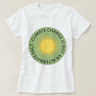T-shirt Le changement climatique n'est pas un fait