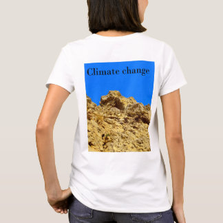 T-shirt Le changement climatique s'occupe de l'environneme