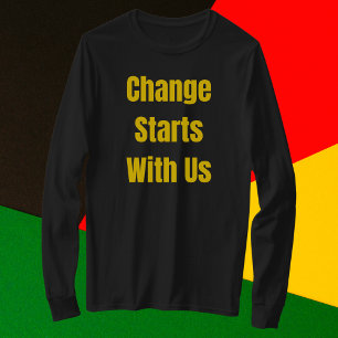 T-shirt Le Changement Commence Avec Notre Inspiration