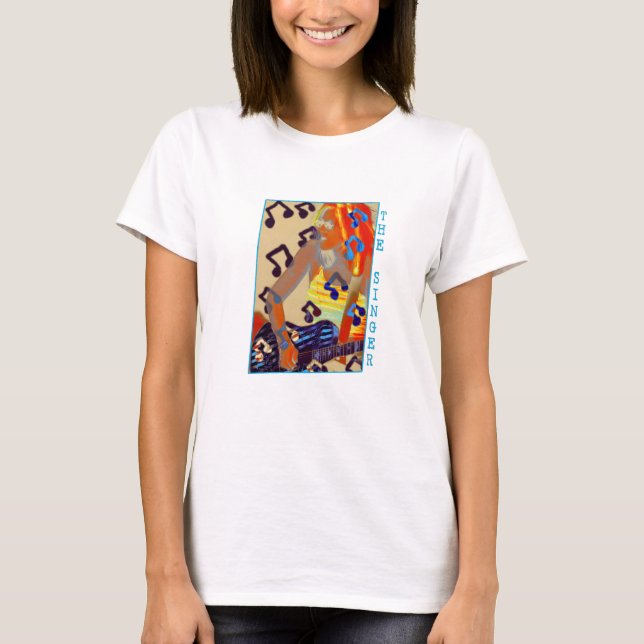 T-shirt Le chanteur (Devant)