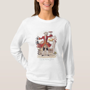 T-shirt Le chanteur de rue, gravé par Alois Senefelder