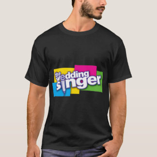 T-shirt Le chanteur Mariage - Un autocollant comique