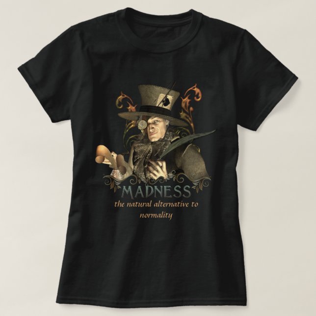 T-shirt Le chapelier fou (Design devant)