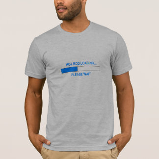 T-SHIRT LE CHARGEMENT CHAUD DE DBO… ATTENDENT SVP
