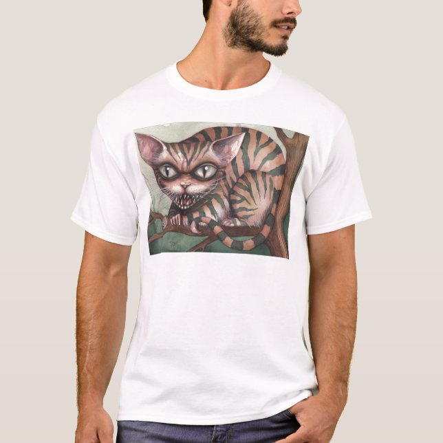 T-shirt Le chat de Cheshire (Devant)