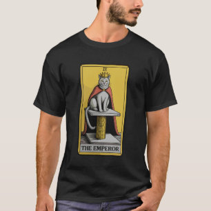 T-shirt Le Chat de l'Empereur Cartes de Tarot Grattoir pou