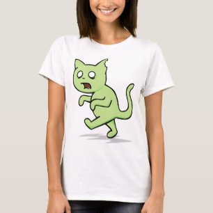 T-shirt Le chat de zombi se lève encore