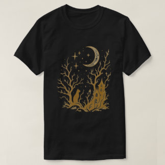T-shirt Le chat doré