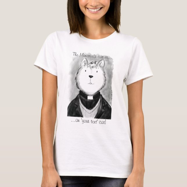 T-shirt Le chat du ministre ! (Devant)