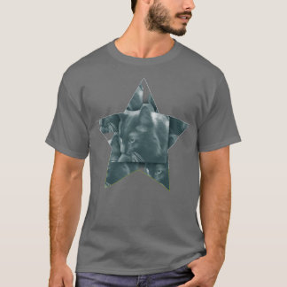 T-shirt Le chat est la seule étoile