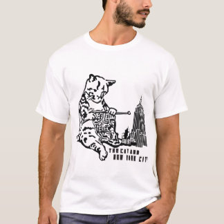 T-shirt Le Chat et New York City