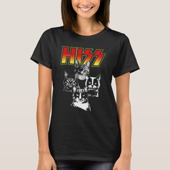 T-shirt Le chat HISS d'origine (Devant)