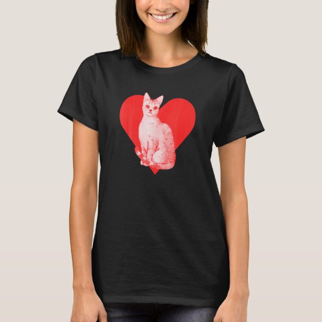 T-shirt Le chat Mau égyptien (Devant)