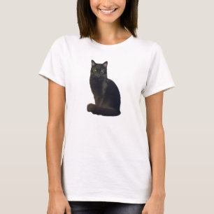 T-shirt Le Chat noir s'agite intensément  Je vous regarde