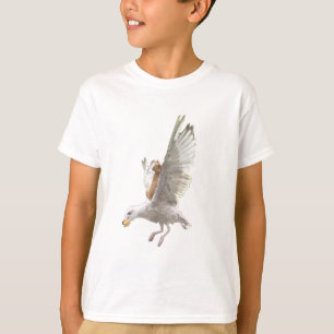 T-shirt Le chat orange et la Mouette
