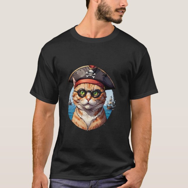 T-shirt Le Chat Pirate (Devant)