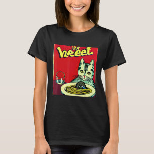 T-shirt Le Chat Qui Aime Spaghetti Kitten Kitty Vintage