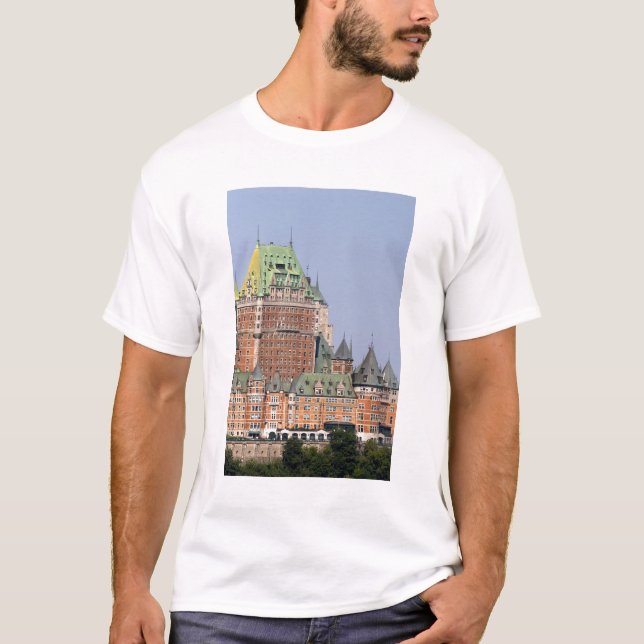 T-shirt Le château Frontenac à Québec, Canada. (Devant)