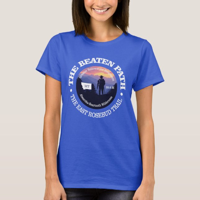 T-shirt Le chemin battu (rd2) (Devant)