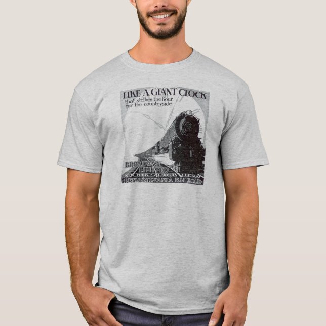 T-shirt Le chemin de fer Broadway de la Pennsylvanie a (Devant)