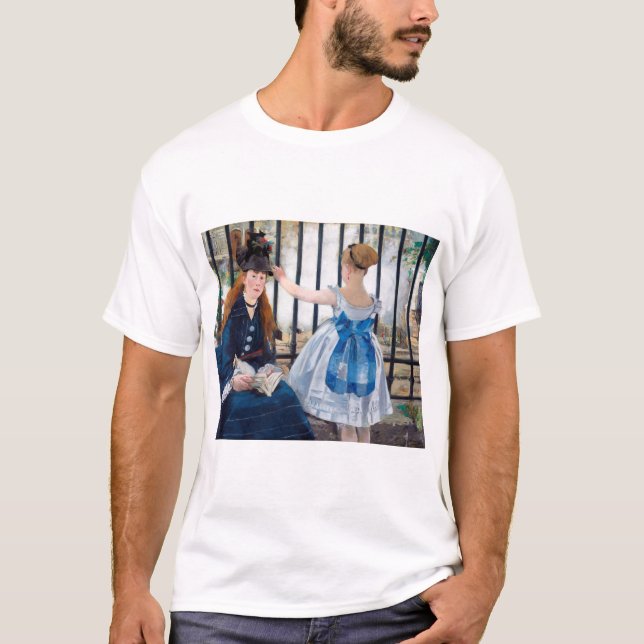 T-shirt Le Chemin de fer, Edouard Manet (Devant)