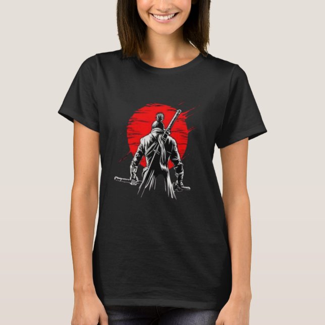 T-SHIRT LE CHEMIN DE L'ÉPÉE SAMURAI WARRIOR 4 (Devant)