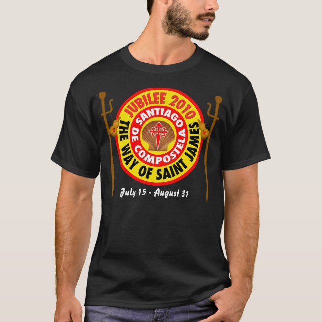 T-shirt Le chemin de Saint Jacques 2010 (Devant)
