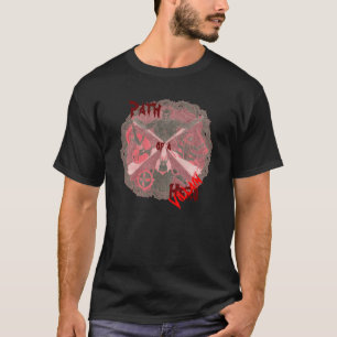 T-shirt Le "chemin les voyous de héros" symbolisent (avec