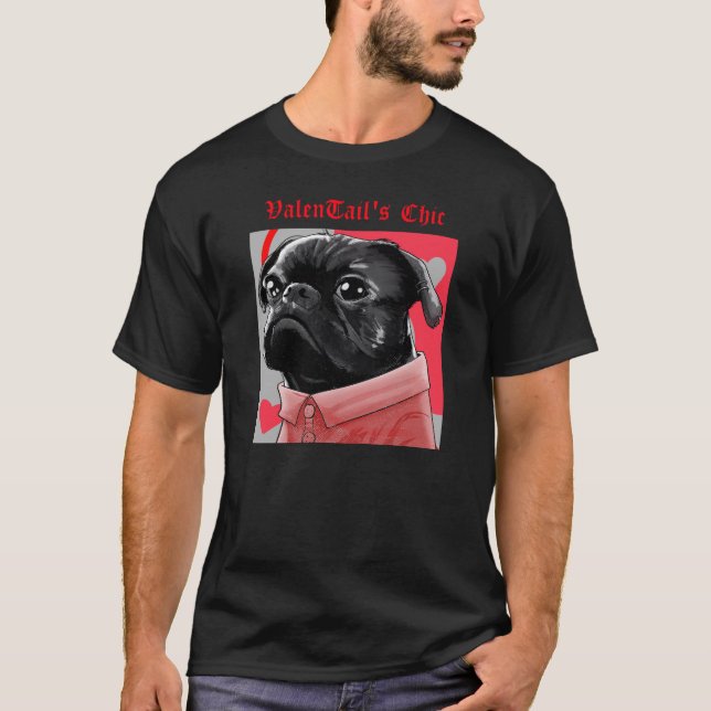 T-shirt Le chic de ValenTail (Devant)