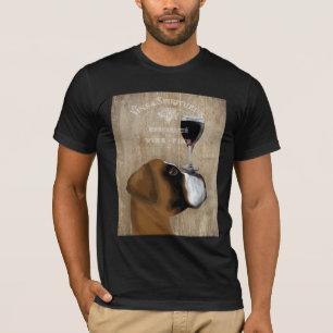 T-shirt Le chien au vin