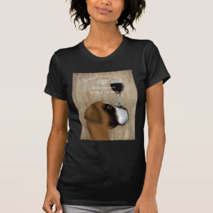 T-shirt Le chien au vin