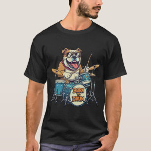 T-shirt Le Chien Batteur - Né Pour Batte