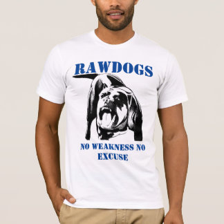 T-shirt Le chien cru plus fort que vous pensent