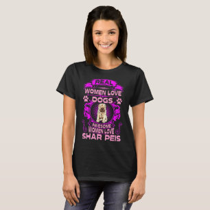 T-shirt Le chien impressionnant de Shar Peis d'amour de