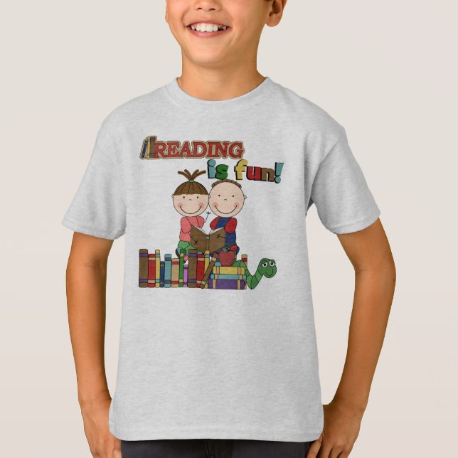 T-shirt Le chiffre lecture de bâton d'enfants est (Devant)