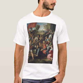 T-shirt Le Christ de Raphael tombant sur le chemin au