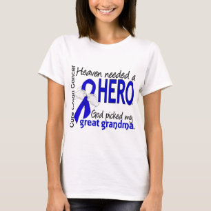 T-shirt Le ciel a eu besoin grand-maman de cancer du colon