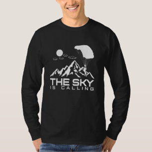 T-shirt Le ciel appelle I Skydiver Saut en tandem Parachut