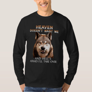 T-shirt Le Ciel De Loup Grumpy Ne Veut Pas Que Je Me Fasse