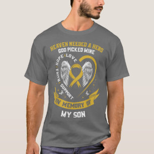 T-shirt Le ciel d'or a besoin d'un héros Dieu a attrapé mo